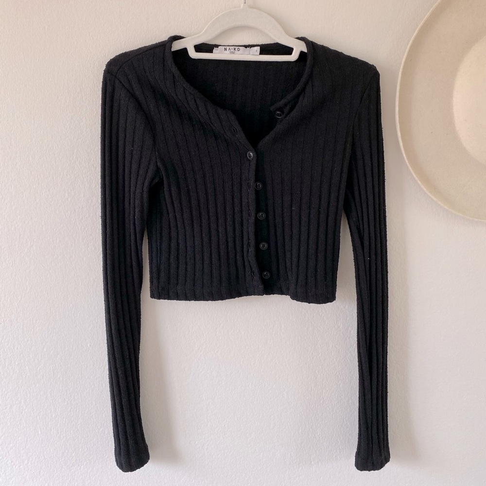 NA-KD Button Up Sweater